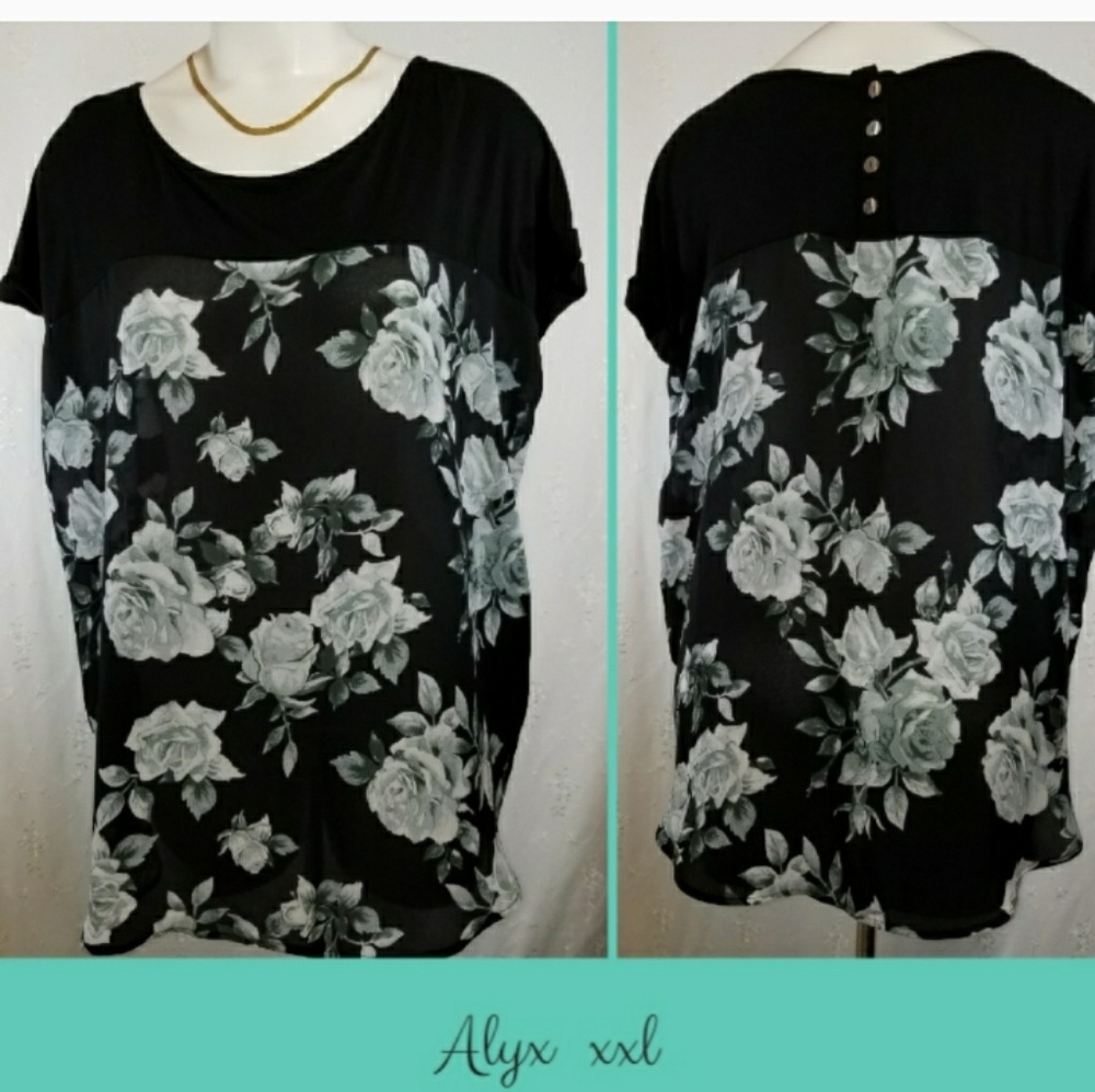 Womans floral blouse